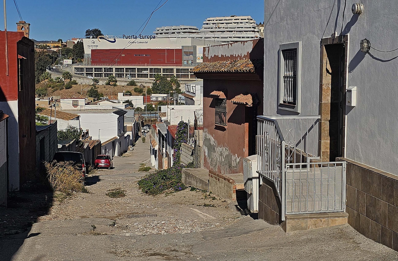 Fotos de los desperfectos de la barriada de La Capelina en Algeciras