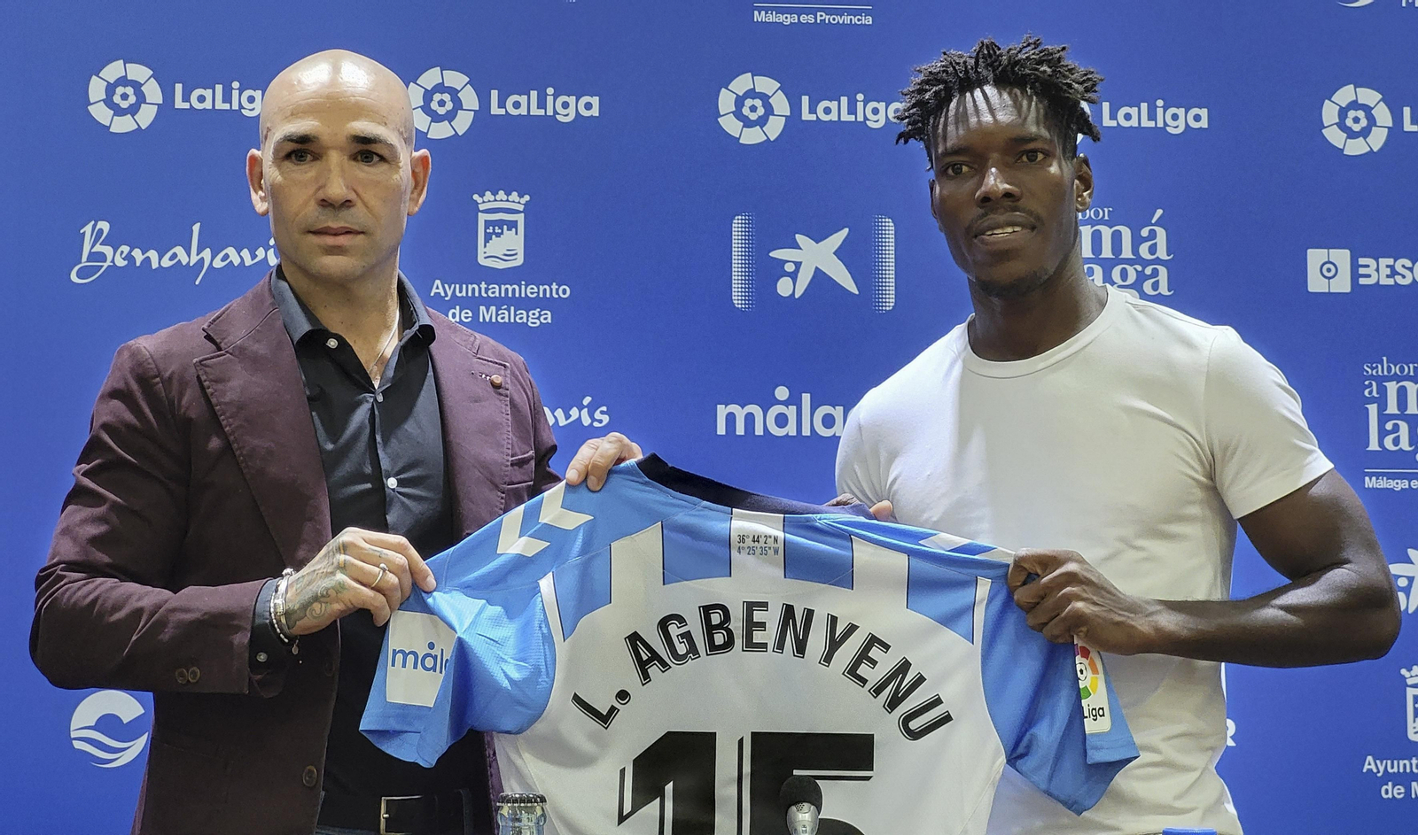 La presentación de Lumor con el Málaga CF, en fotos
