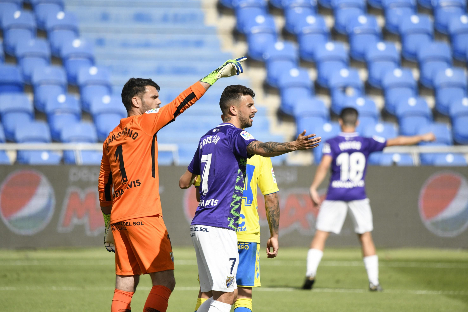 El Las Palmas-Málaga CF, en fotos