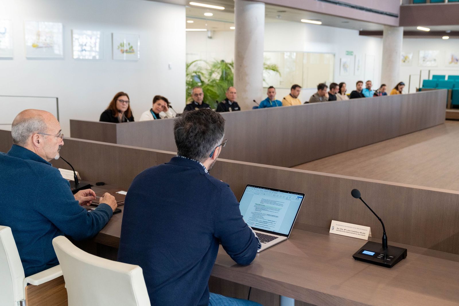 La reunión mantenida entre el Ayuntamiento y el equipo técnico de absentismo escolar.