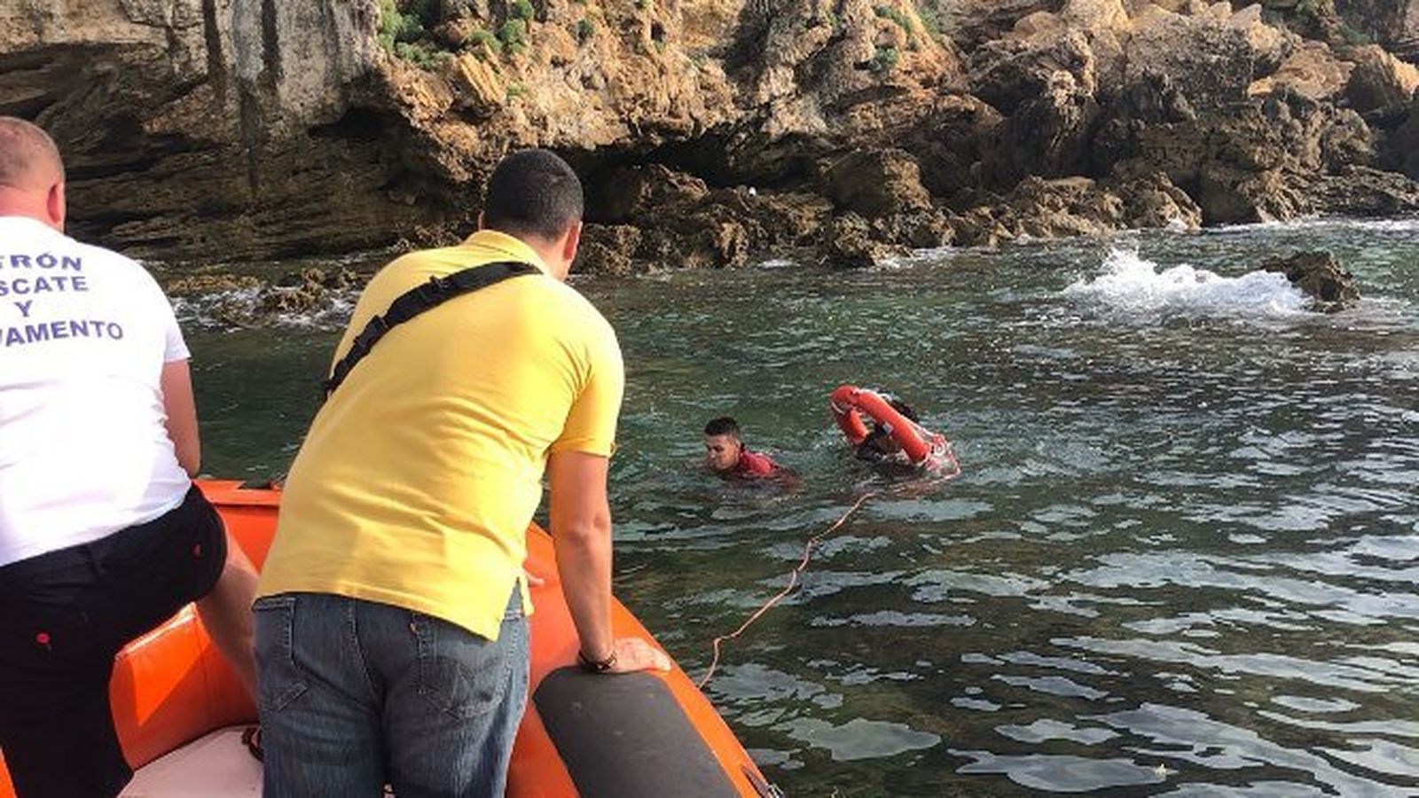 Imágenes del rescate