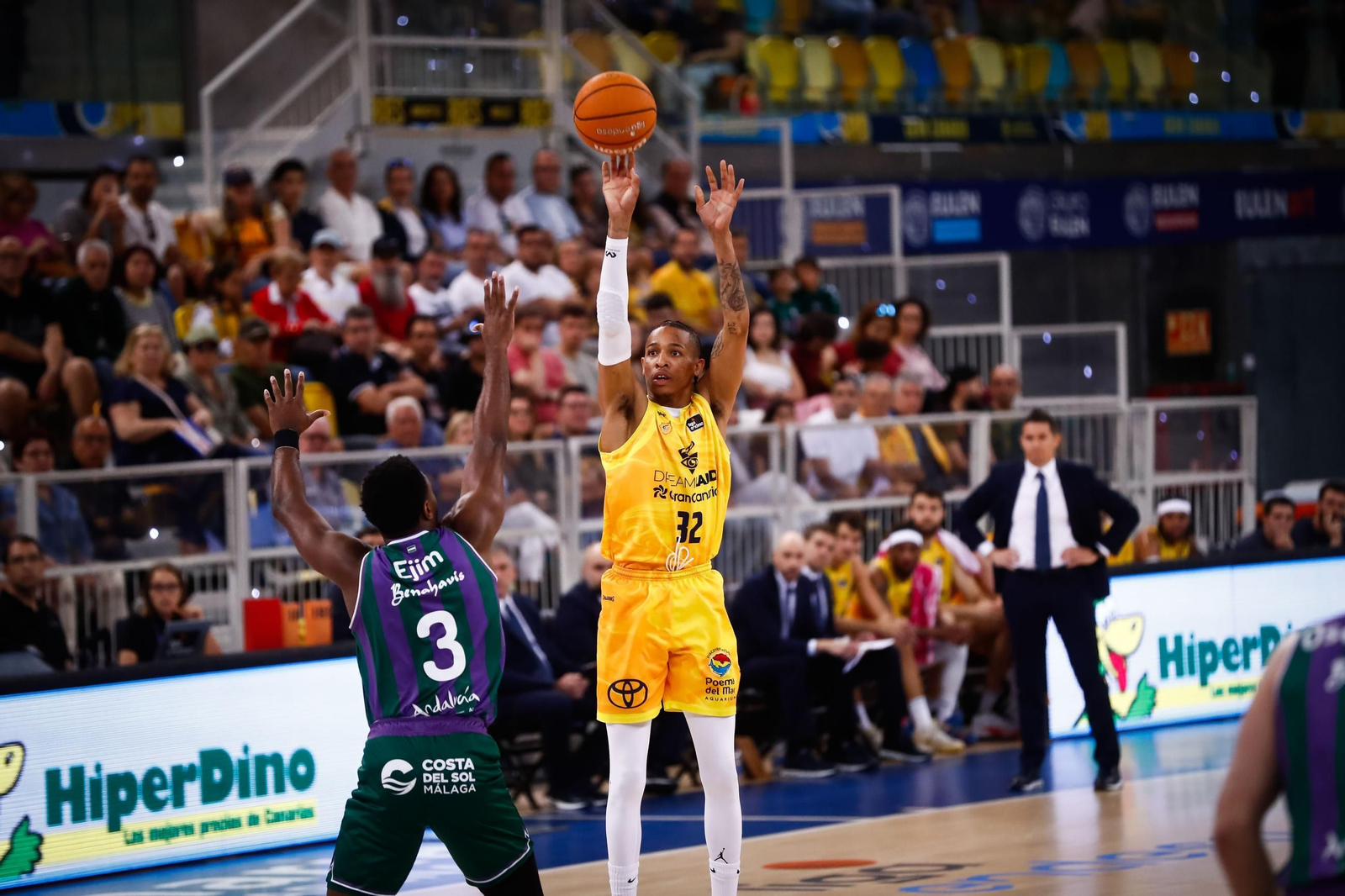 El Gran Canaria-Unicaja, en fotos