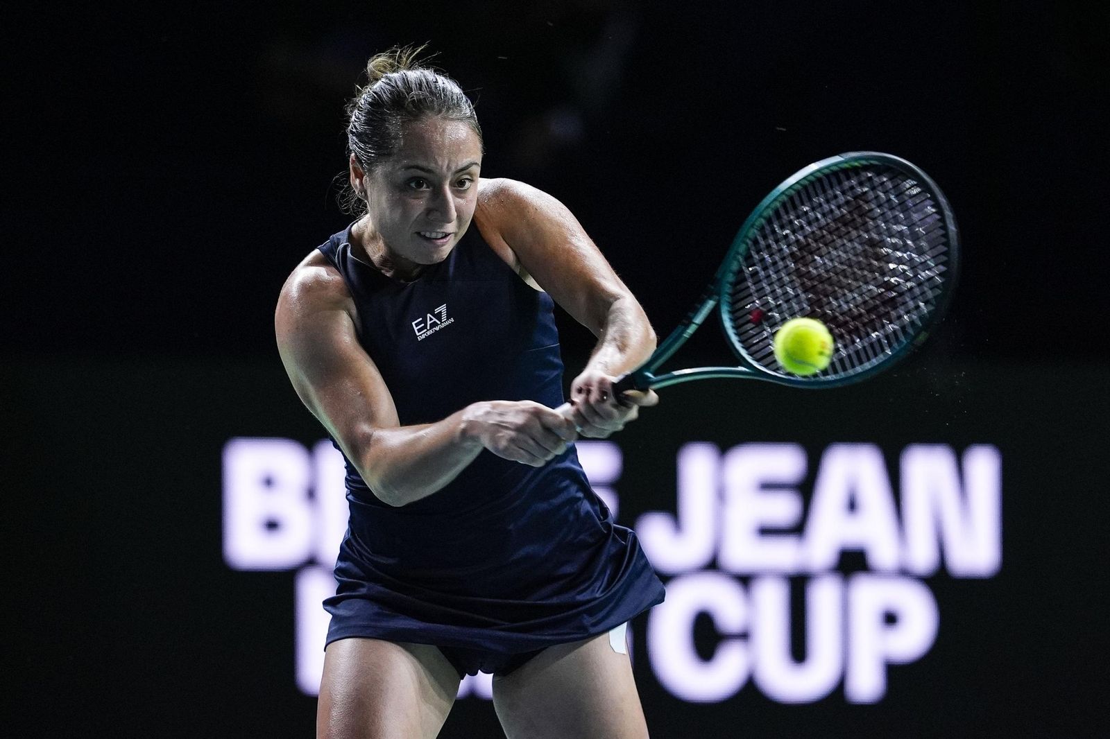 El Italia-Japón de la Billie Jean King en Málaga, en fotos