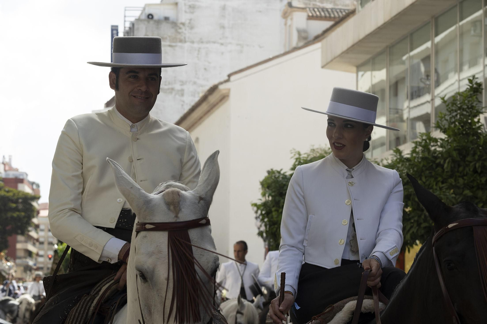 Todos los rocieros de la comitiva de la Hermandad de Huelva, en imágenes