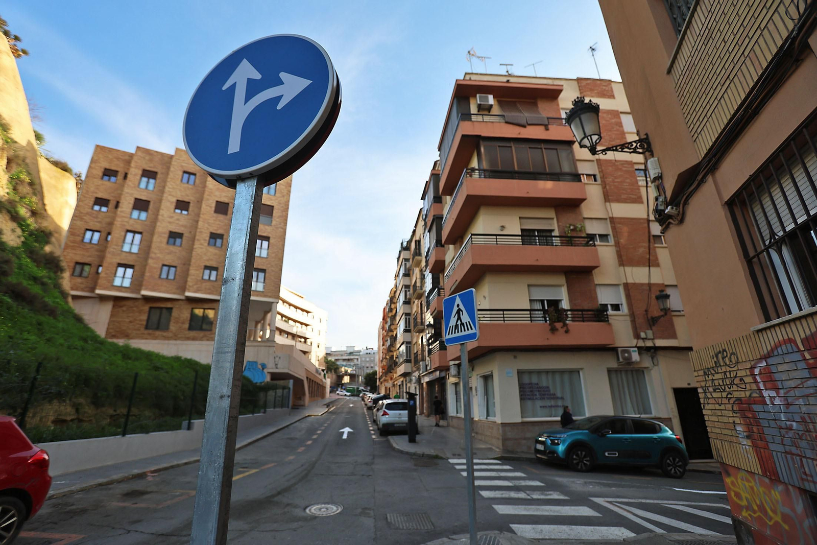 Imágenes de la primera fase para cambiar de sentido nueve calles de Huelva