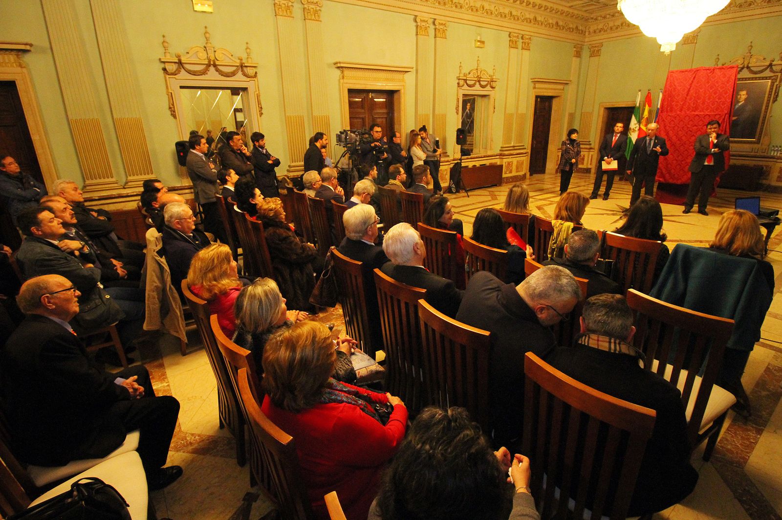 Imágenes de la presentación del cartel de la Semana Santa 2018