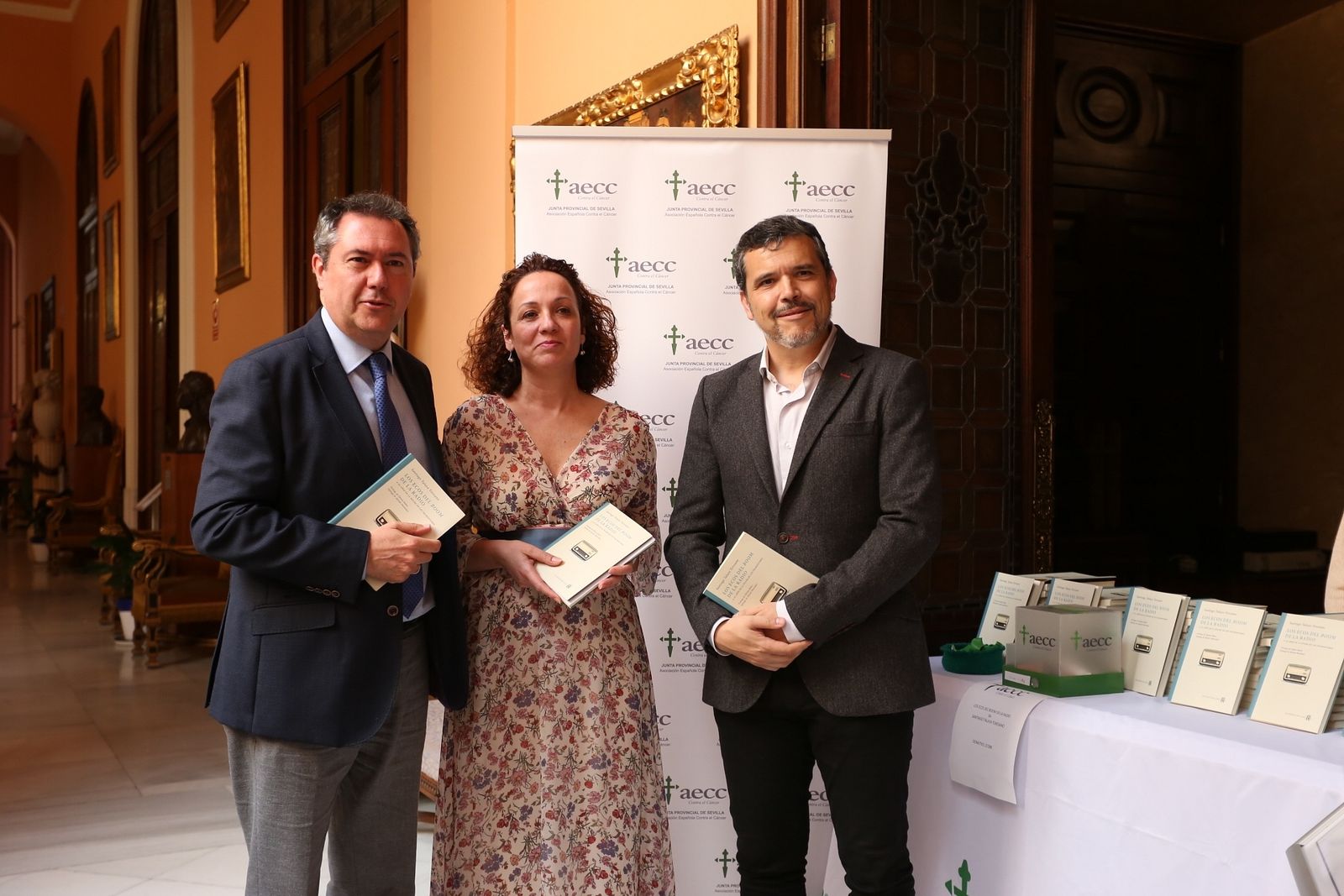 Presentación del libro del periodista onubense en Sevilla, en 2018.