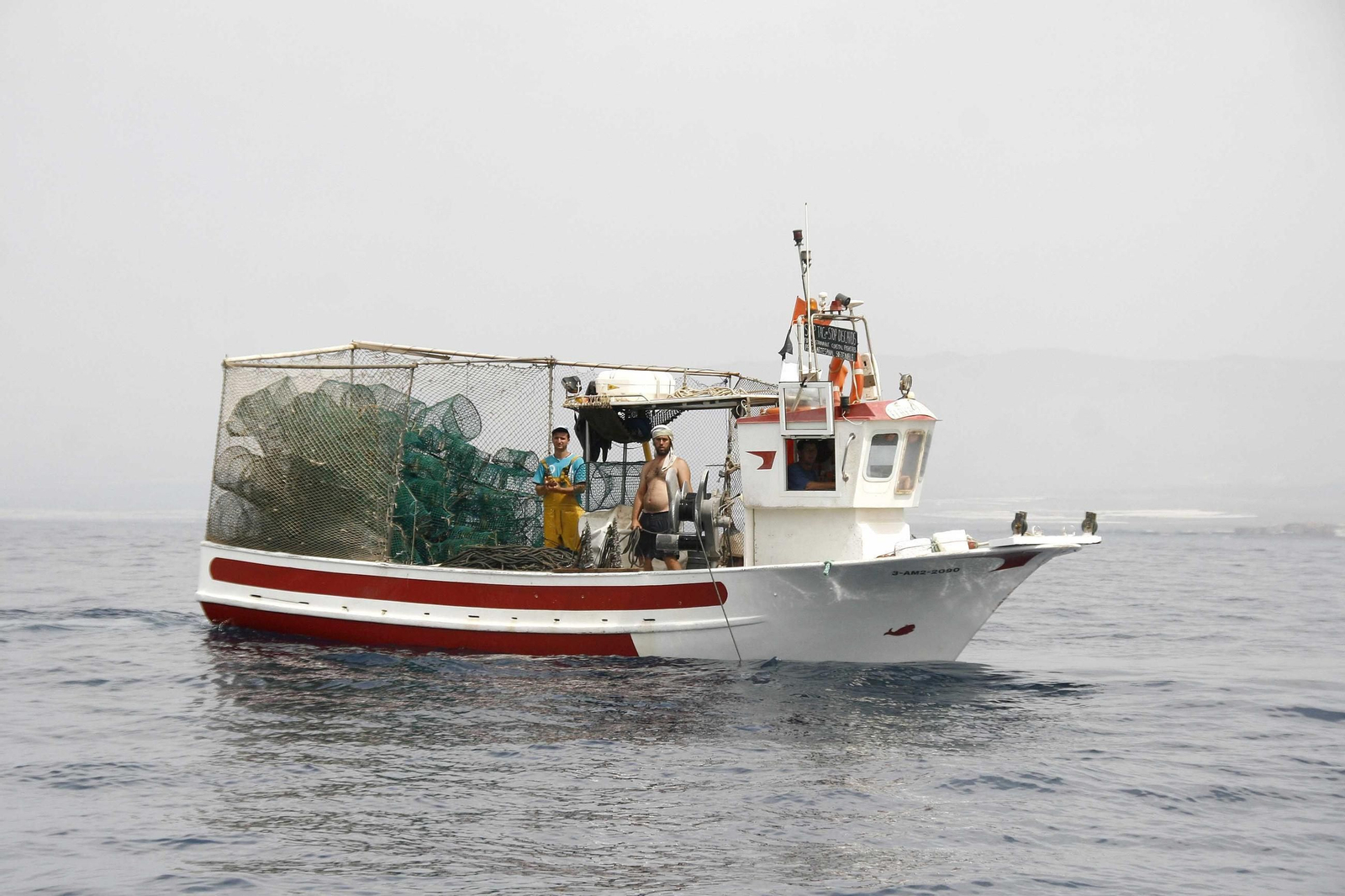 Barco de pesca en Almería.