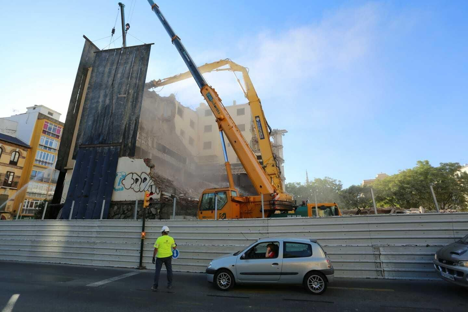 Fotos de la Alcazaba de Málaga tras el derribo del Astoria