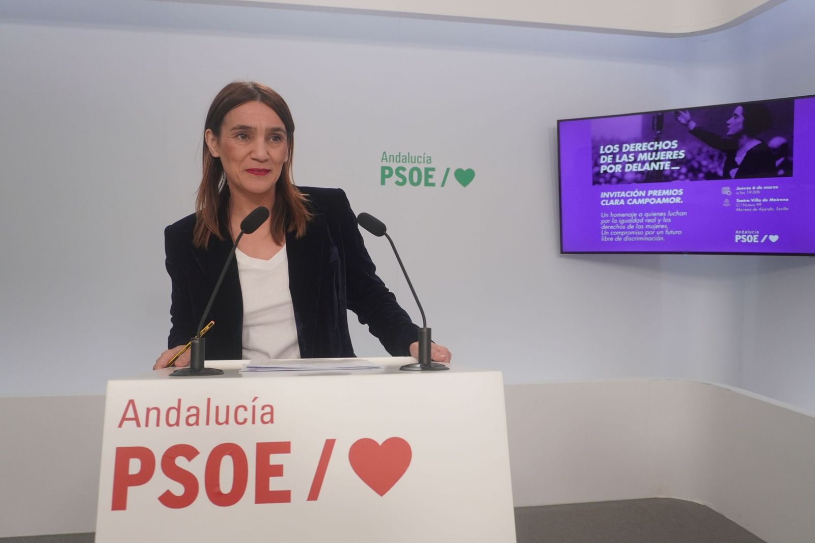 La parlamentaria andaluza del PSOE por Granada, Olga Manzano