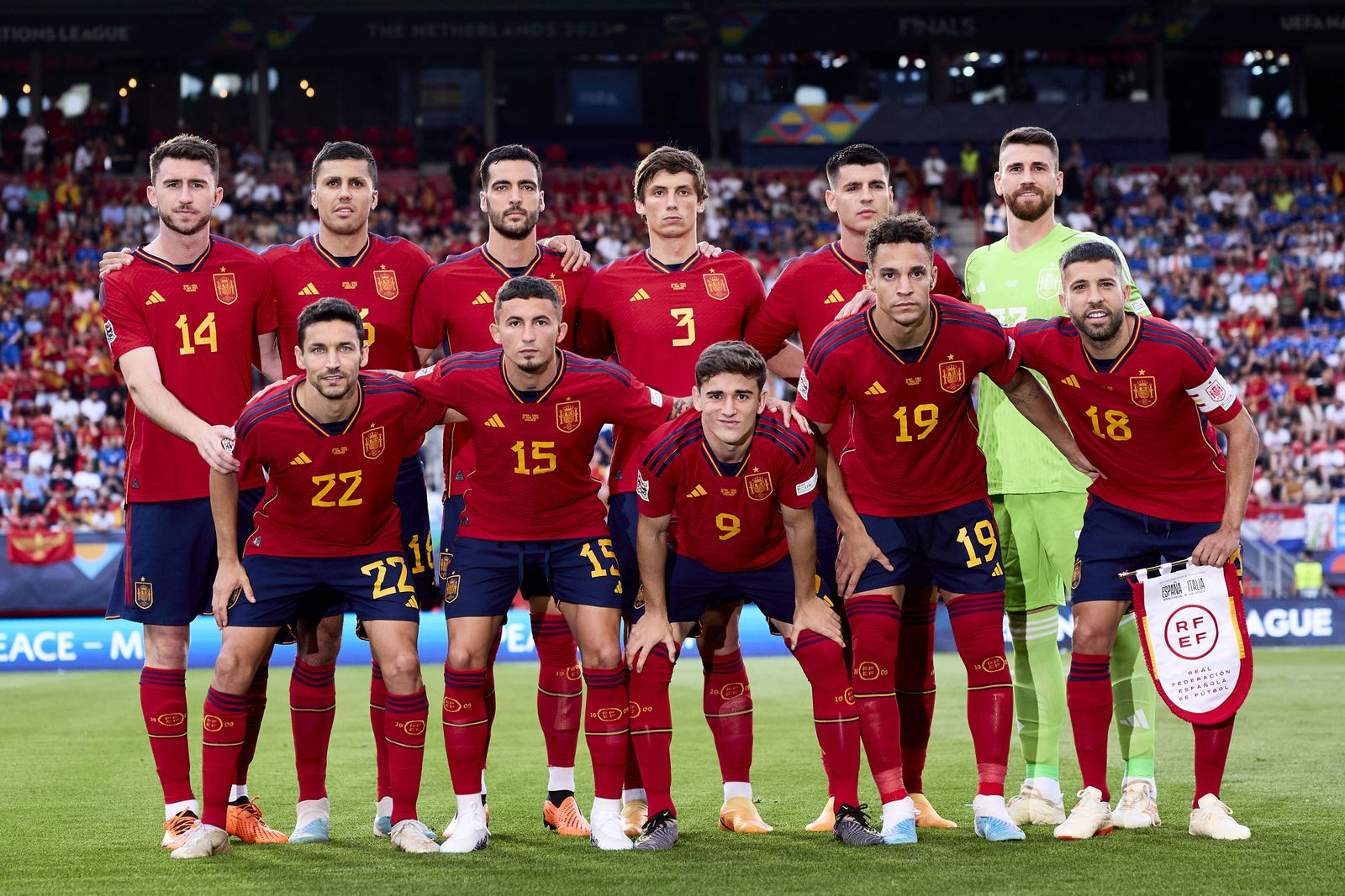 Las fotos del España - Italia