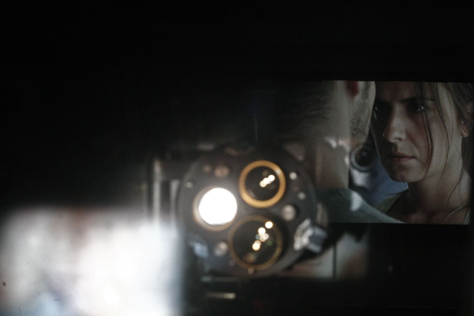 Imagen de un corto proyectada