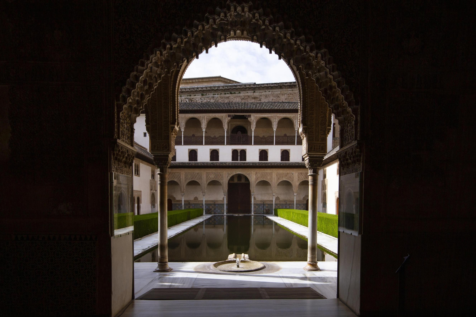 Las fotos de la Alhambra cerrada en el Día de los Monumentos