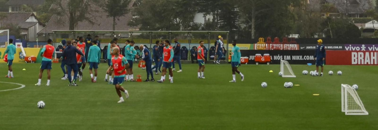 Futbolistas en un entrenamiento.