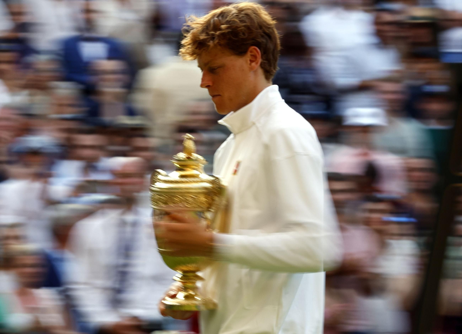 Las fotos de la derrota de Alcaraz ante Sinner en Wimbledon