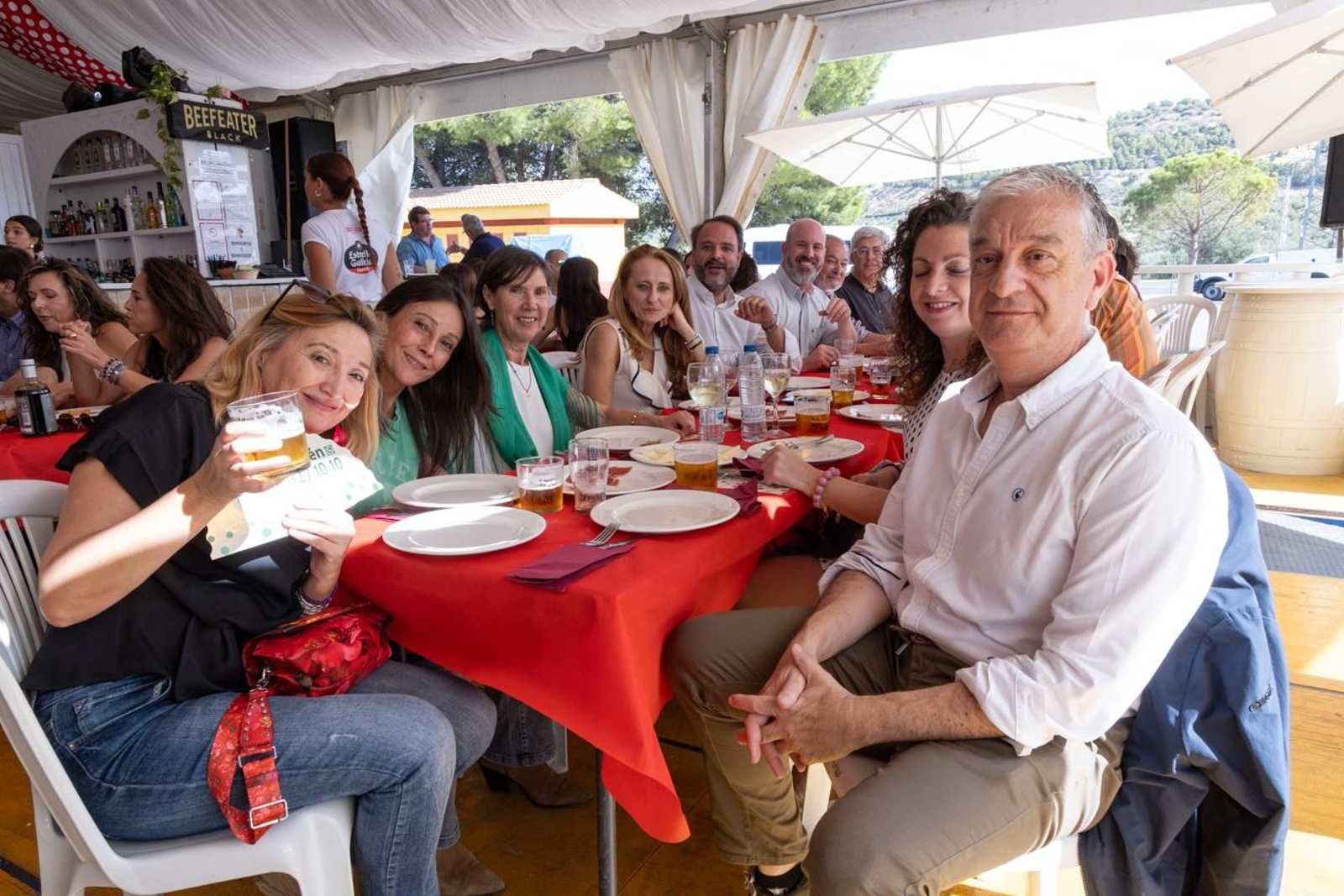 Las comidas de empresa se suceden en la Feria de San Lucas