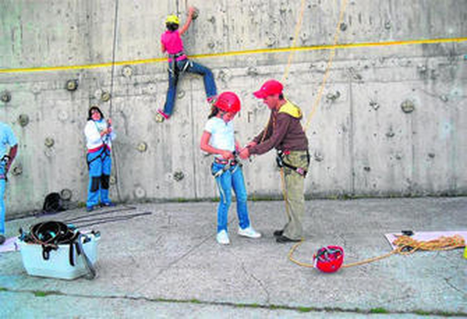 El rocódromo de Benamocarra.