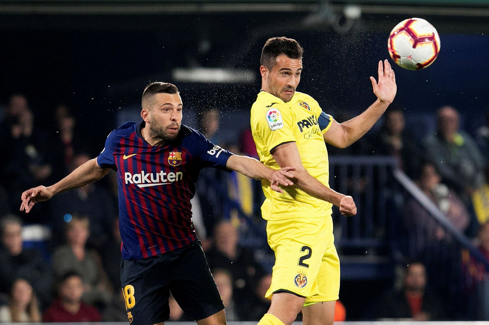El Villarreal-Barcelona, en imágenes