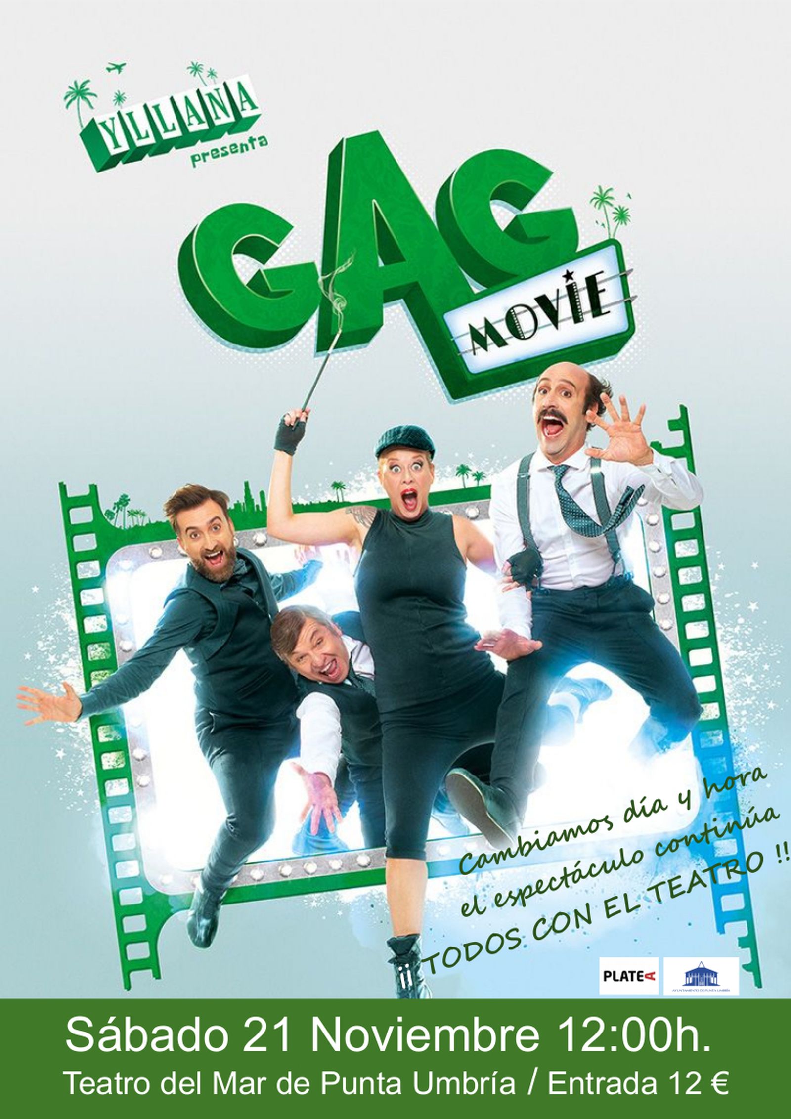 Cartel anunciador de la obra