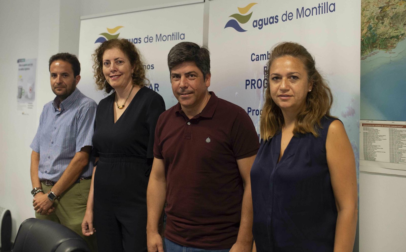 Lorenzo Cuenda, Asunción Martínez , Rafael Llamas y Ana María Rodríguez.