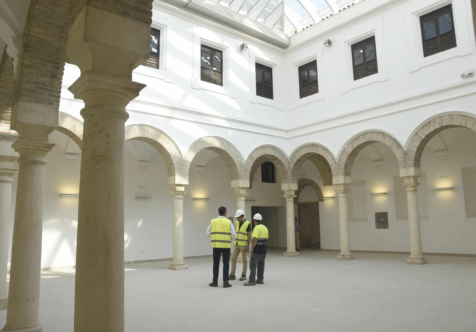 Obras en el Palacio de Congresos.