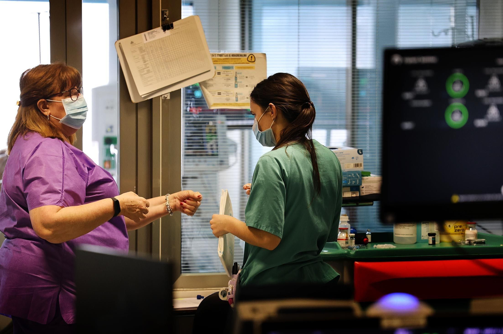 Imágenes de la UCI del Hospital Infanta Elena en Huelva