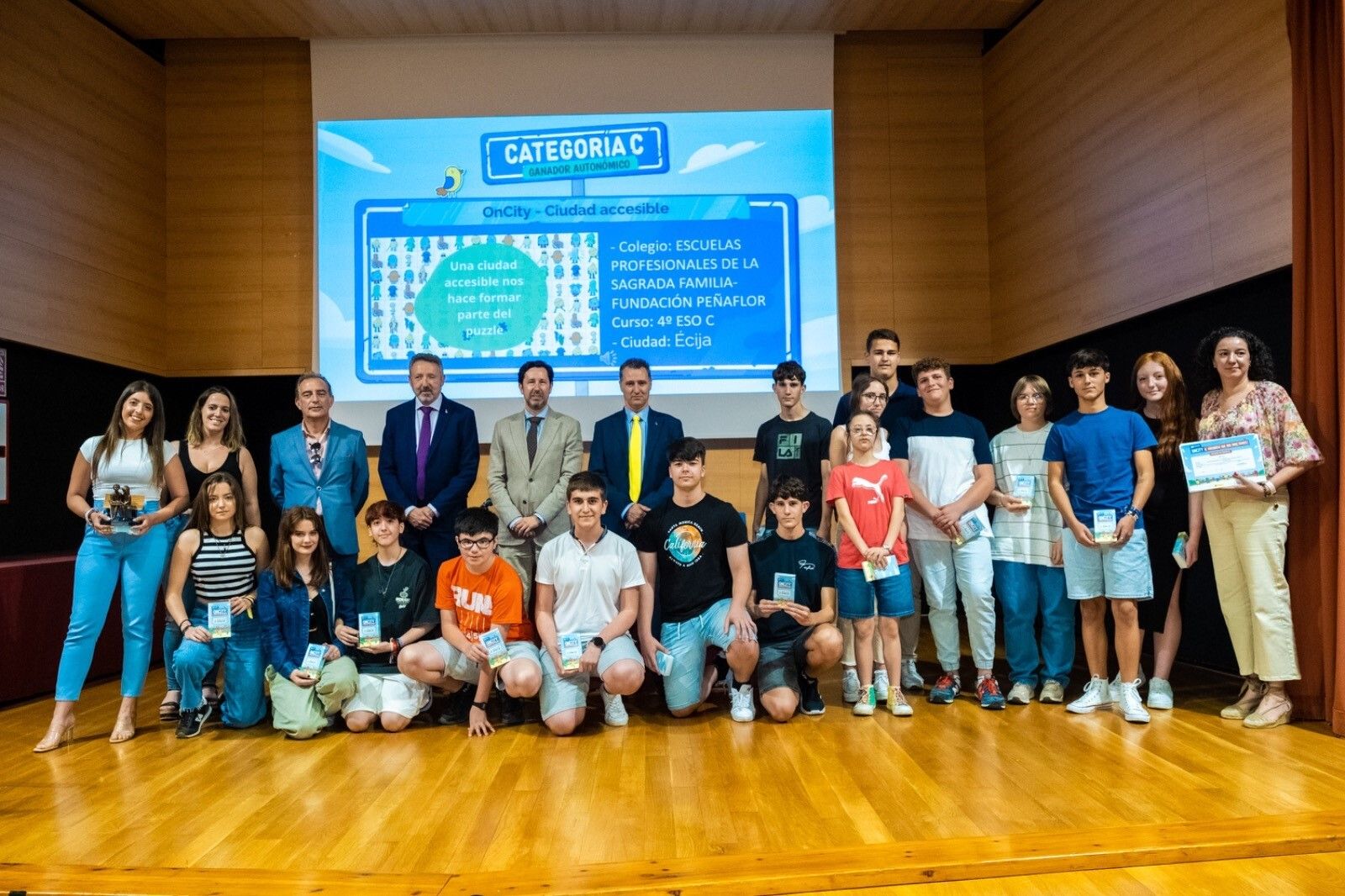 El colegio SAFA Écija, premio del Grupo Social ONCE por sus ciudades accesibles