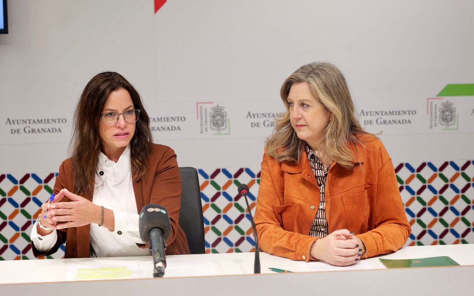 Rodríguez y Sánchez Agustino, en una rueda de prensa