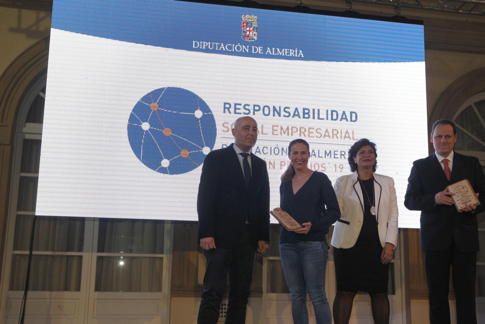 Fotogalería Premios Responsabilidad Social Empresarial 2019. Diputación de Almería