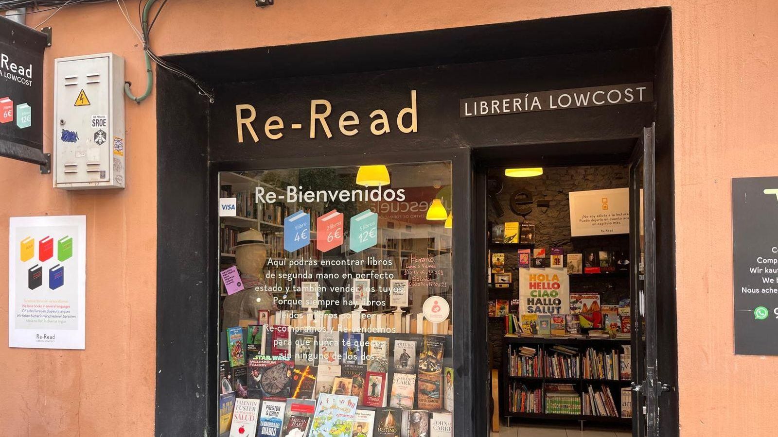 Librería de segunda mano Re-Read