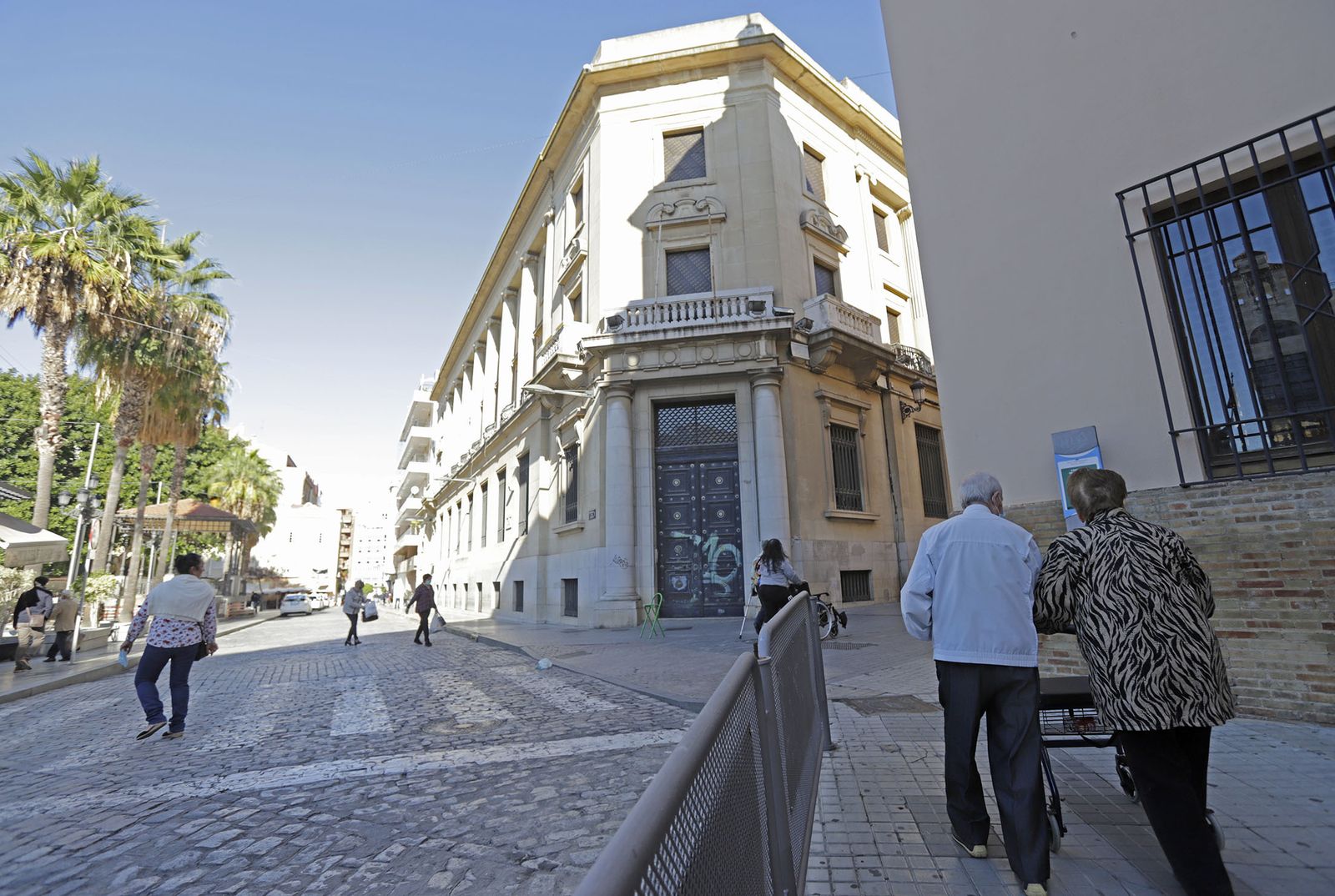 Fachada del edificio del antiguo Banco de España.