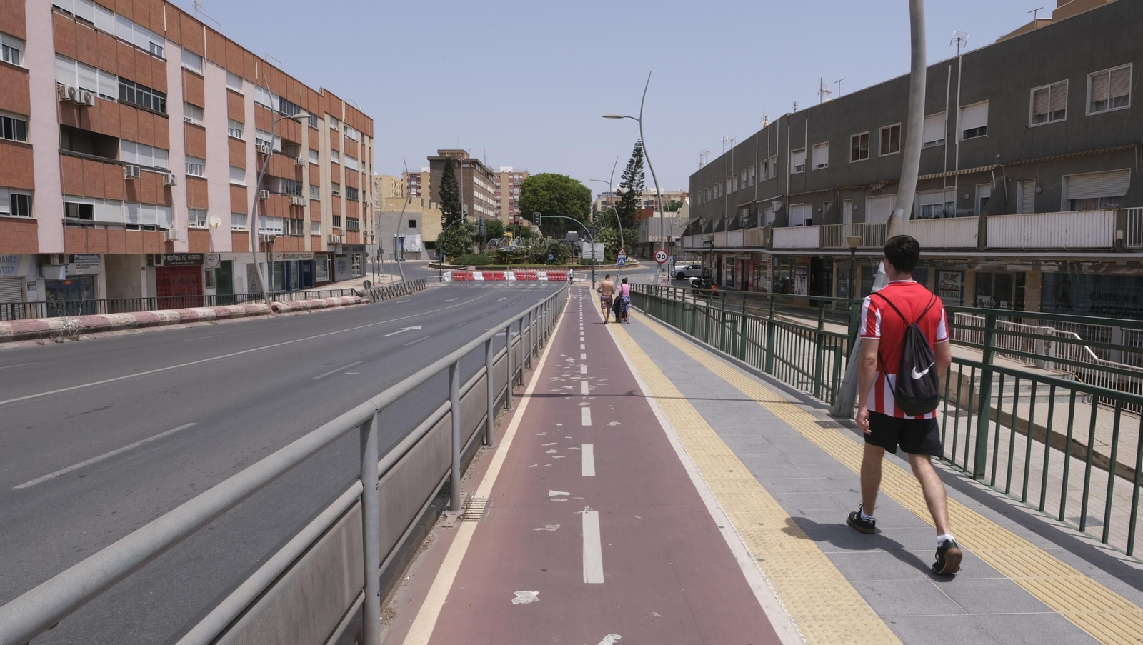 Último día del Puente de la Avenida del Mediterráneo, en imágenes