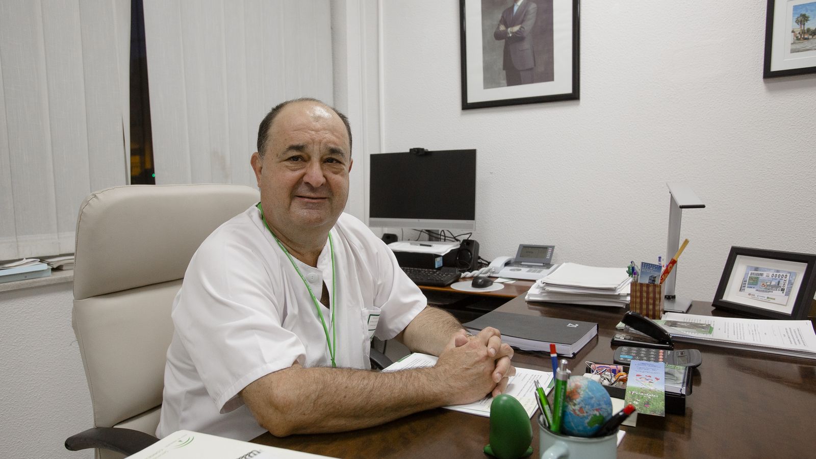 Sebastián Quintero, gerente del Puerta del Mar, durante la entrevista.