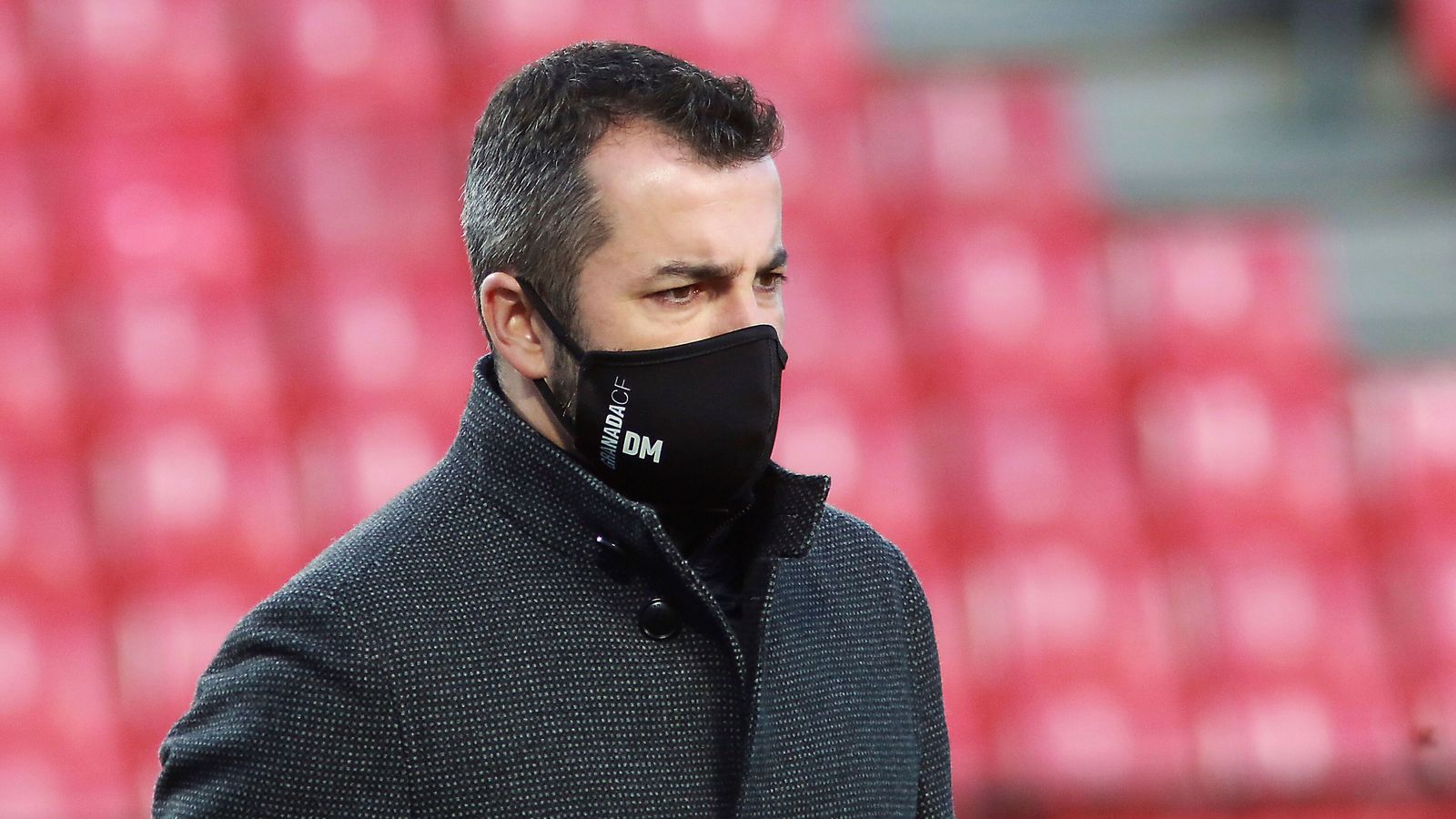 Diego Martínez, durante un partido del Granada.