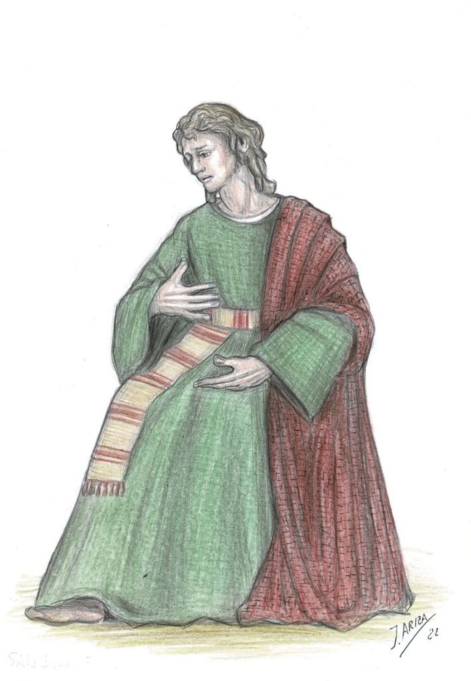 El ropaje de Juan, el Discípulo Amado.