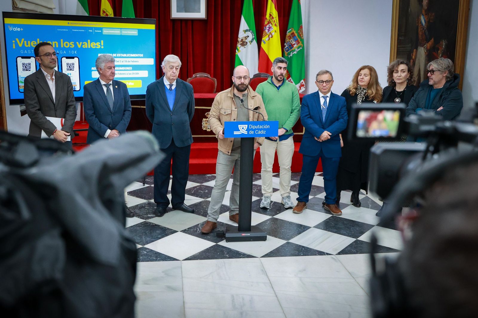 Presentación del campaña Cádiz Vale Más en la Diputación de Cádiz