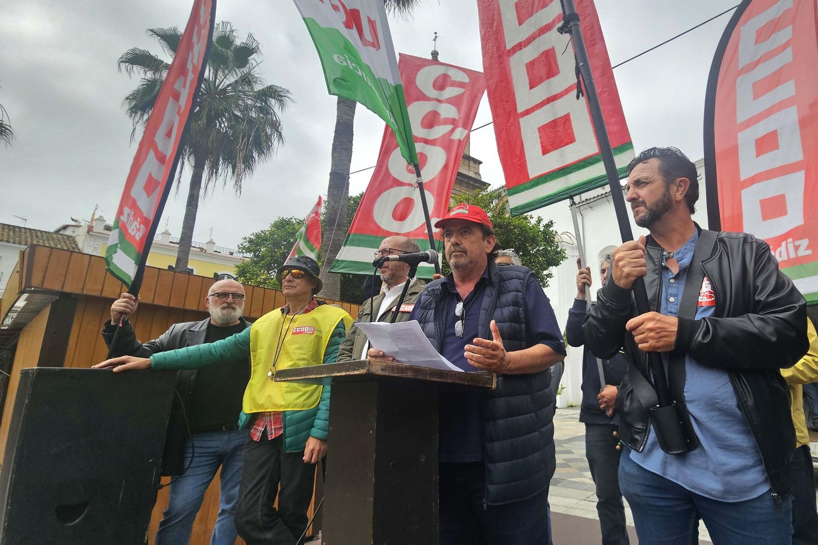 Fotos de la manifestación del Primero de Mayo en Algecira