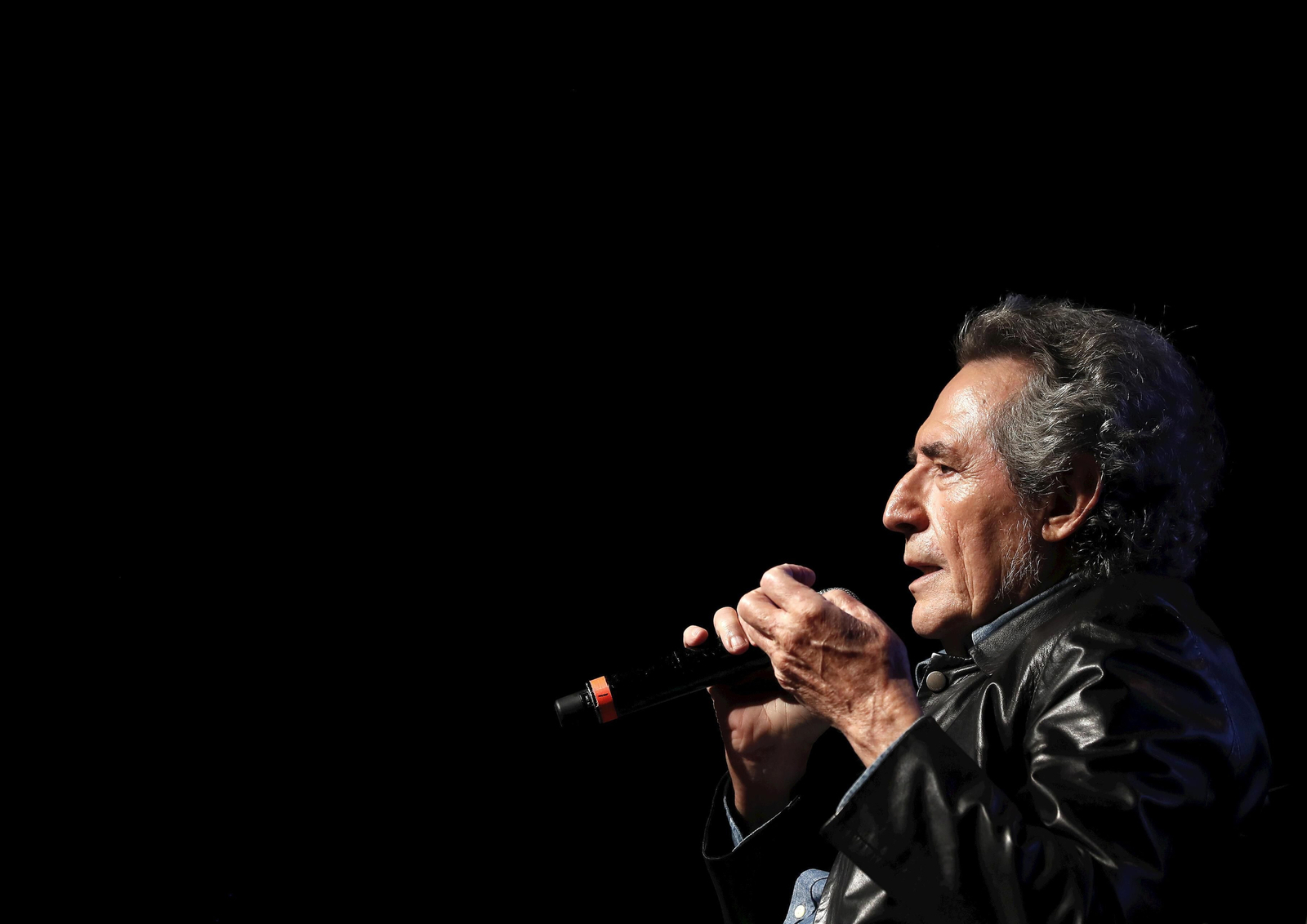 Miguel Ríos en concierto.