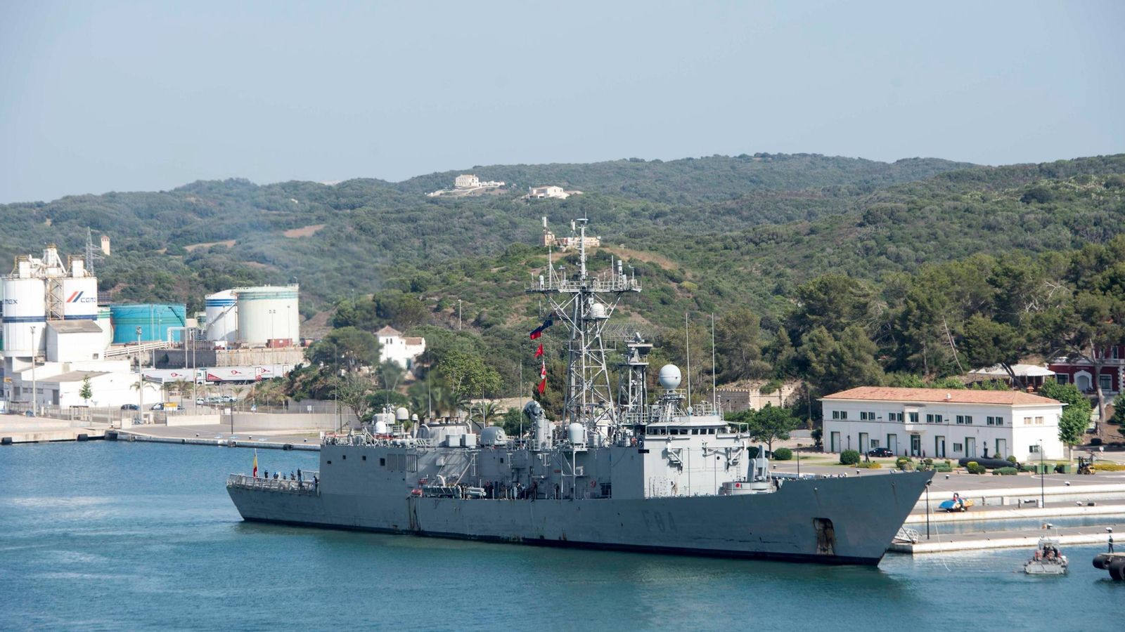 La fragata Reina Sofía.