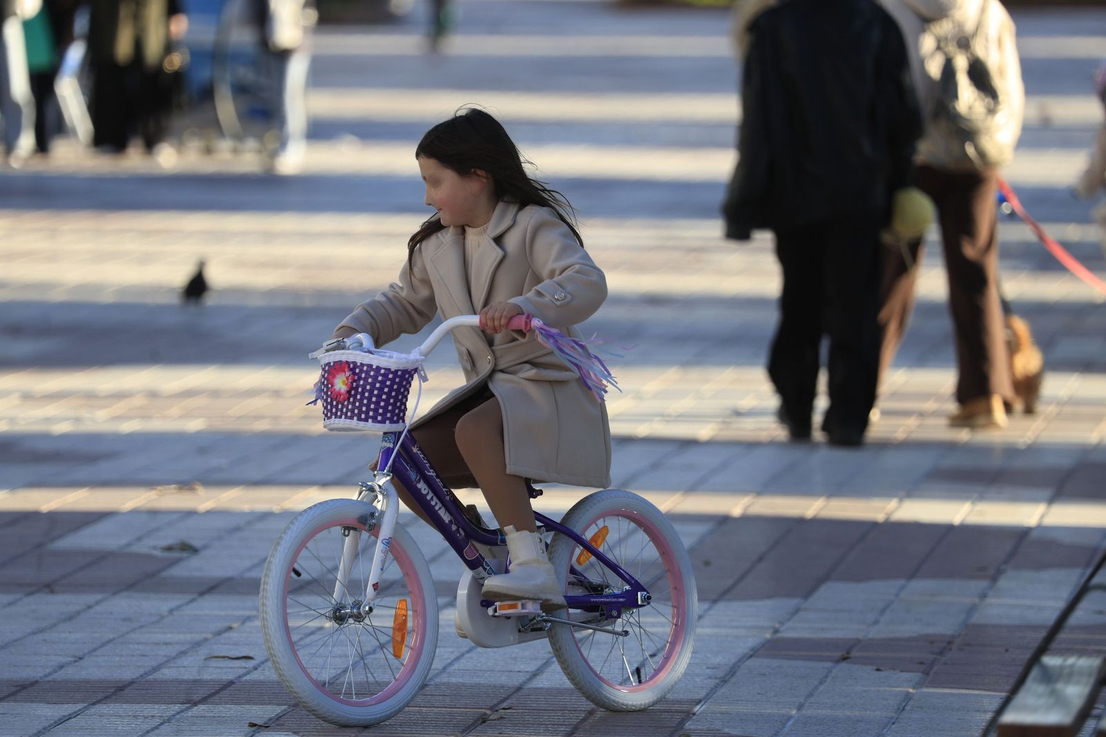 Las fotos de los juegos en la calle y ambiente en el día de Reyes