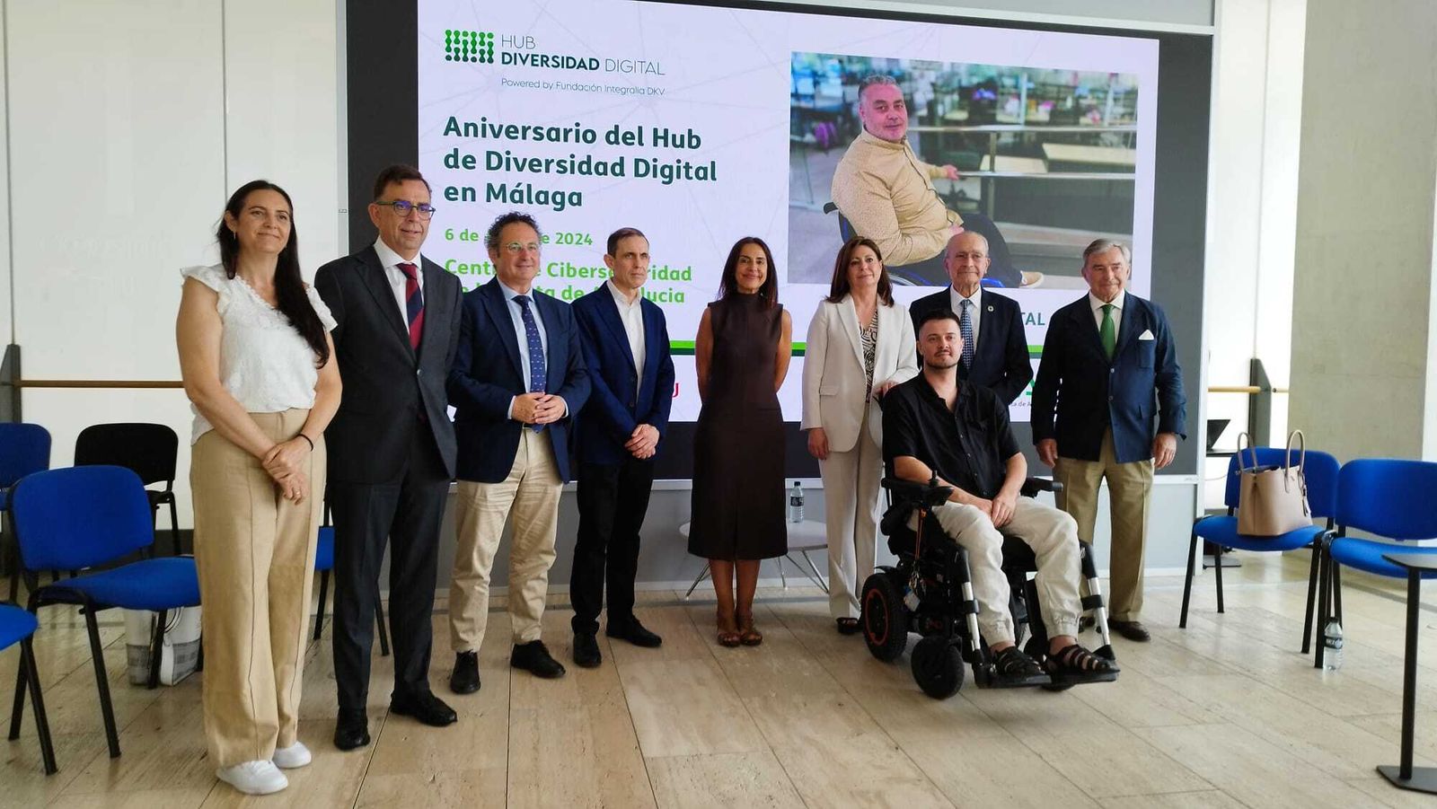 Asistentes a la presentación del aniversario de esta iniciativa celebrado el pasado 6 de junio en Málaga.