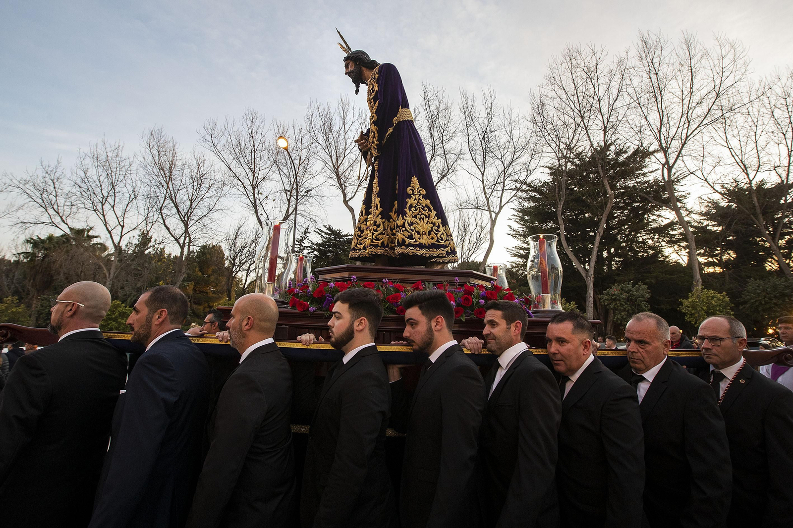 El vía crucis del Prendimiento de San Fernando