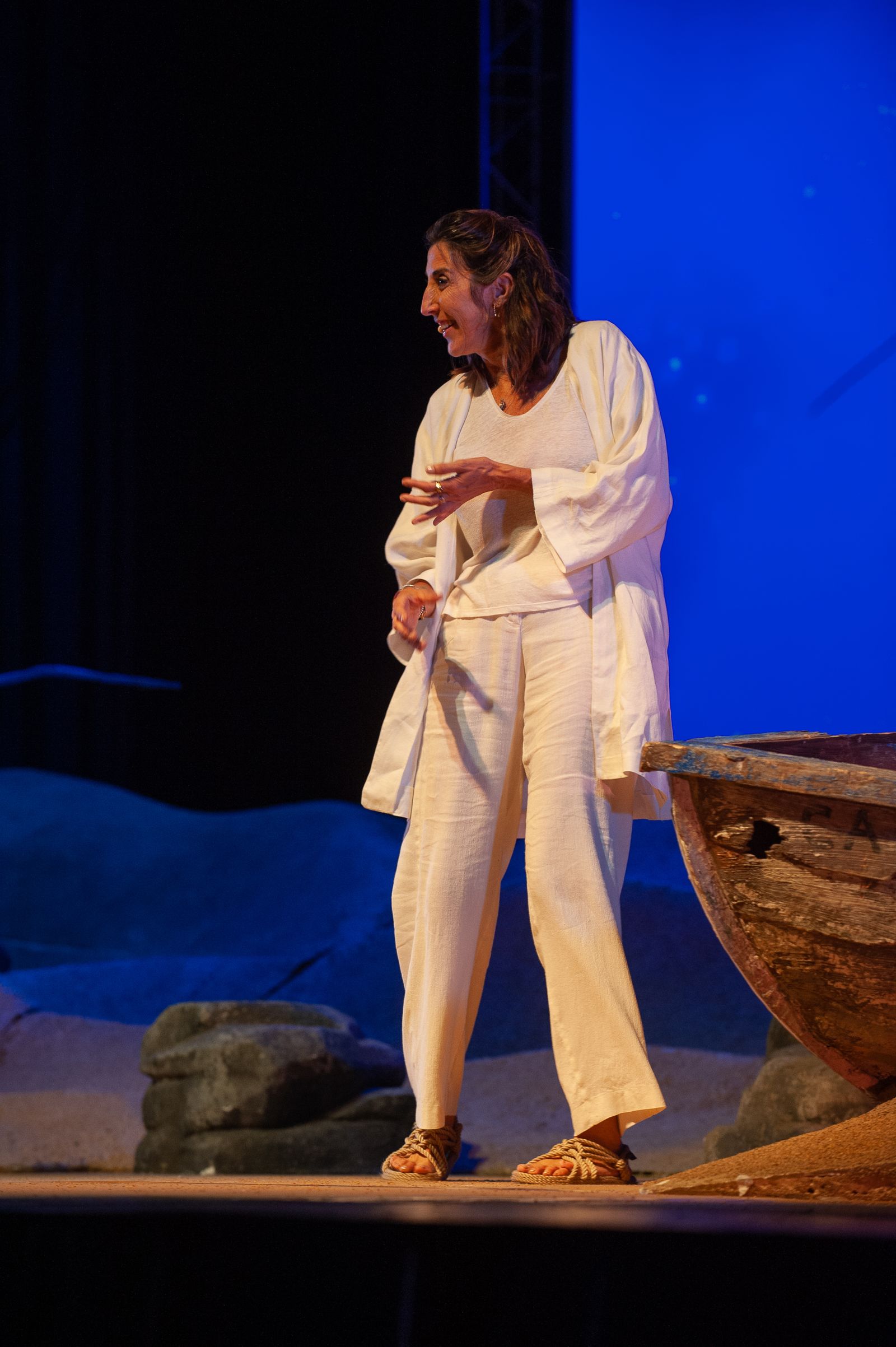 Imágenes de la actuación de la humorista Paz Padilla, en el ciclo TÍO PEPE Comedy