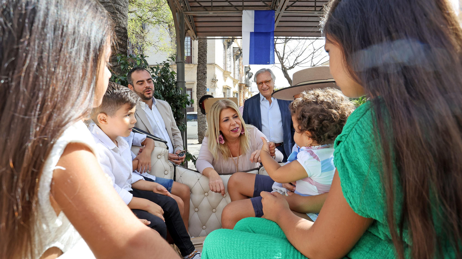 Homenaje al cochero Benito Fernández en Jerez