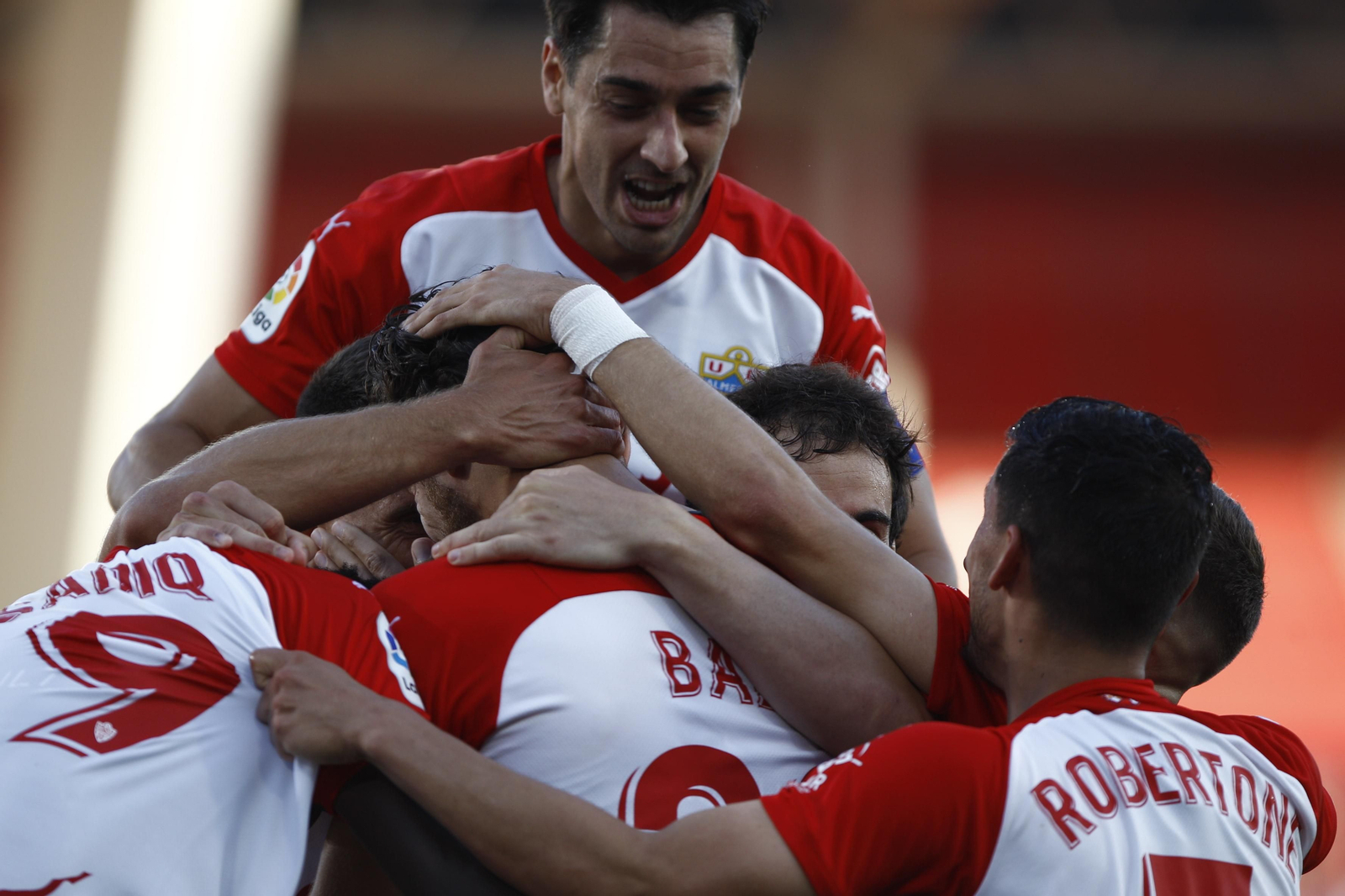 Imágenes del partido U.D. Almería-S.D. Amorebieta