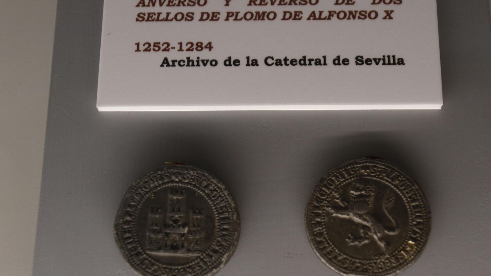Sellos de plomo de Alfonso X.