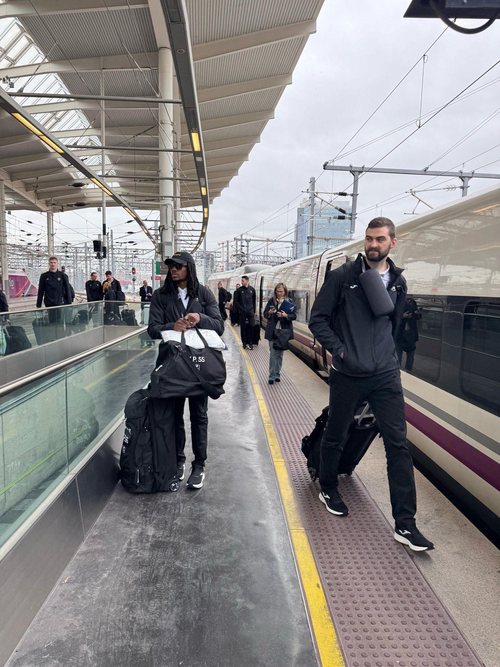 El Unicaja, en Madrid para la recepción del Rey