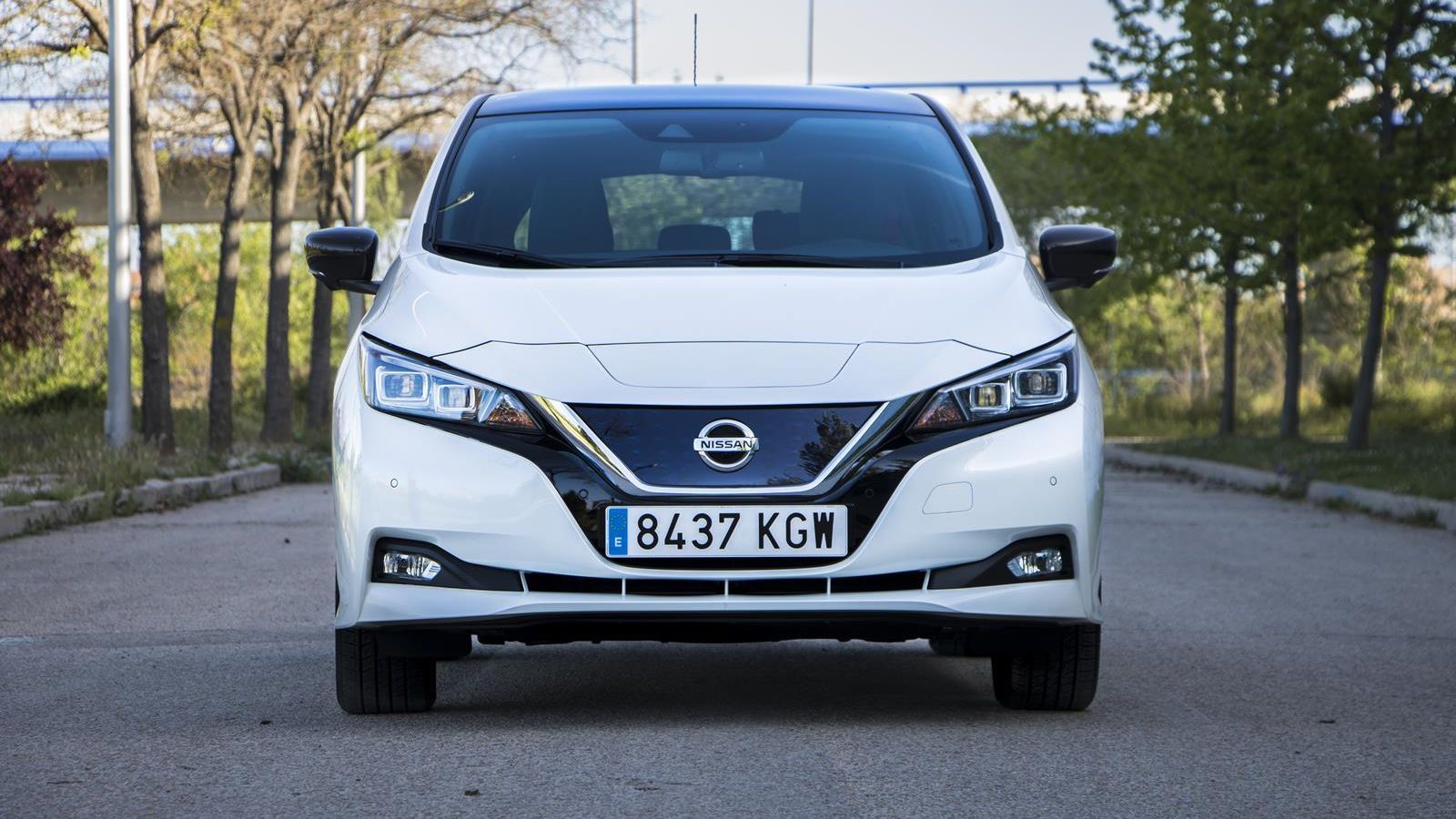 Este Nissan Leaf es un eléctrico de nueva generación.