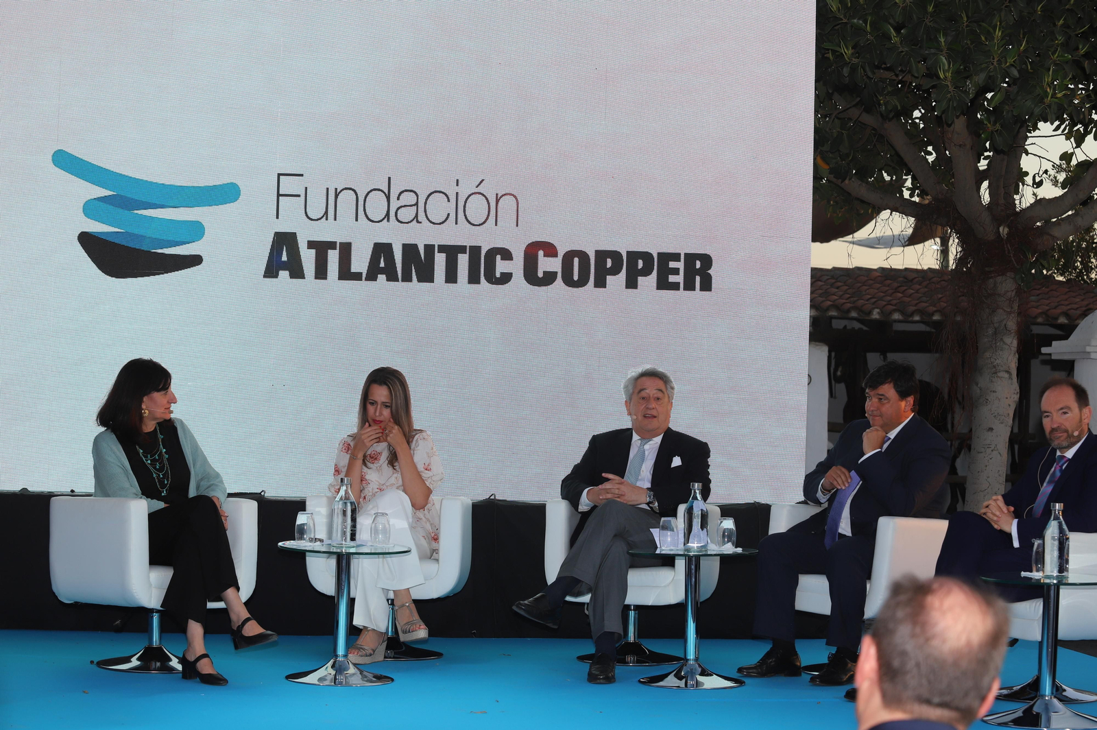 Imágenes de la mesa redonda del X aniversario de la Fundación Atlantic Copper