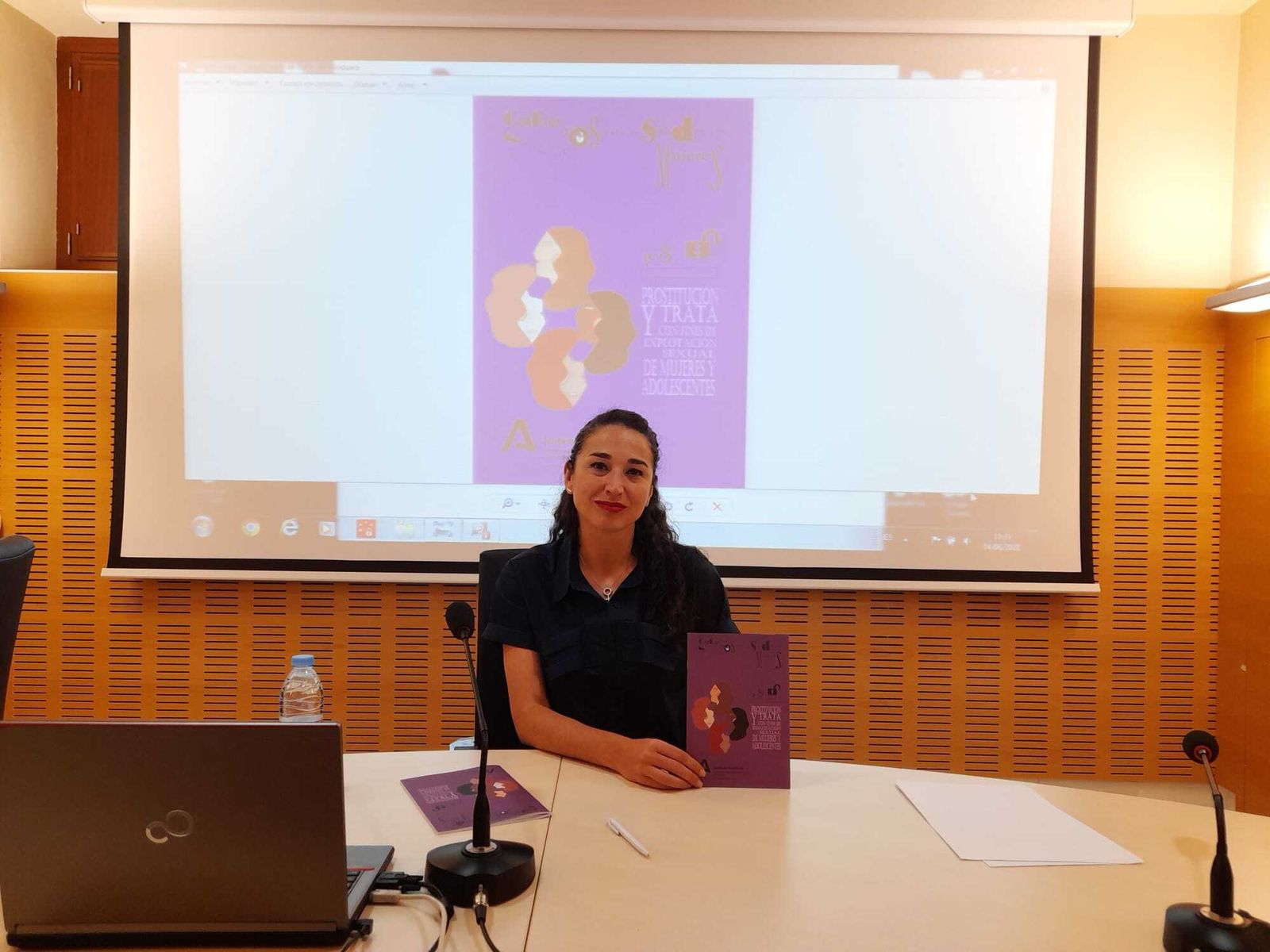 La asesora de programa del Instituto Andaluz de la Mujer en Almería, María Montagut.